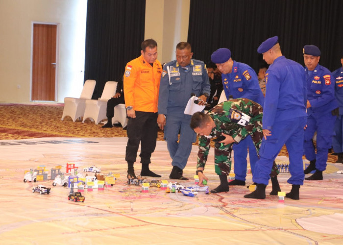 Kapolda Sumsel Pimpin Tactical Floor Game Sispamkota Pengamanan Pemilu 2024