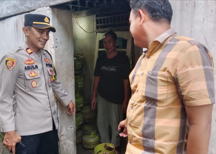 Gas Melon 3 Kg Mulai Langka, Polsek Rantau Alai Ogan Ilir Lakukan Monitoring Langsung ke Pangkalan