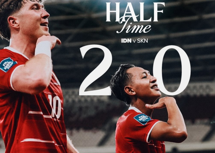 Timnas Indonesia Sikat Saint Kitts 2-0 di Babak Pertama