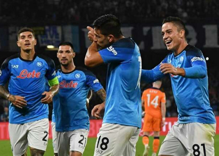 Sempurna, Napoli Sapu Bersih Fase Grup Liga Champions 2022/23, Hajar Rangers 3-0