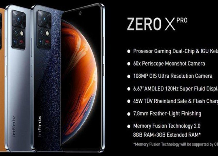 Infinix Zero X Pro: Hadirkan Kamera 108MP dan Performa Andal dari Helio G95