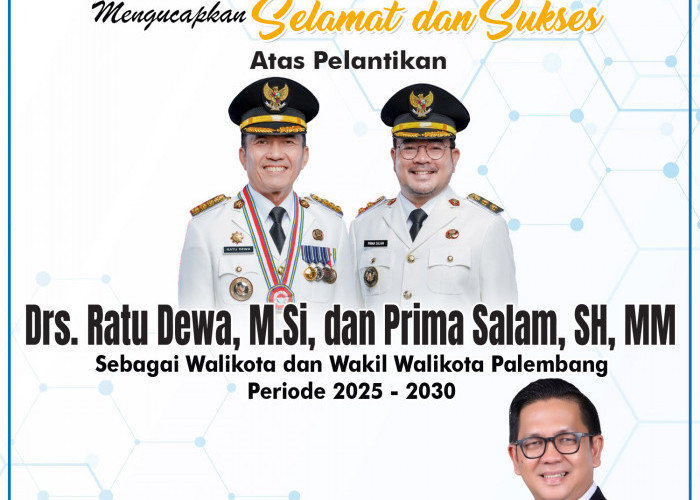 Universitas Tamansiswa Palembang Mengucapkan Selamat atas Pelantikan Ratu Dewa dan Prima Salam