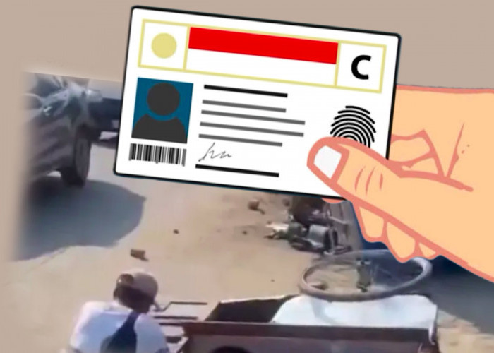 Viral Gerobak Gorengan Ditabrak Mobil di Sukabangun, Korban Hanya Dititip SIM Janji Bakal Diganti Rugi 