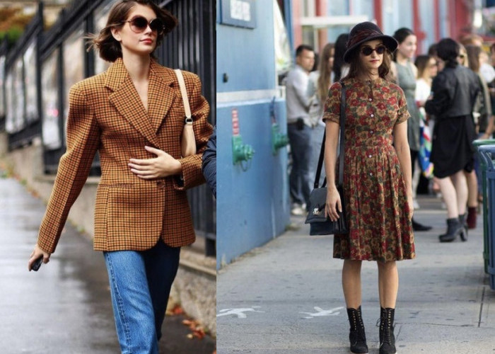 Wow Gaya Vintage Kembali Berjaya di Tahun 2024, Yuk Intip Model Fashion Hits yang Bisa Ditiru