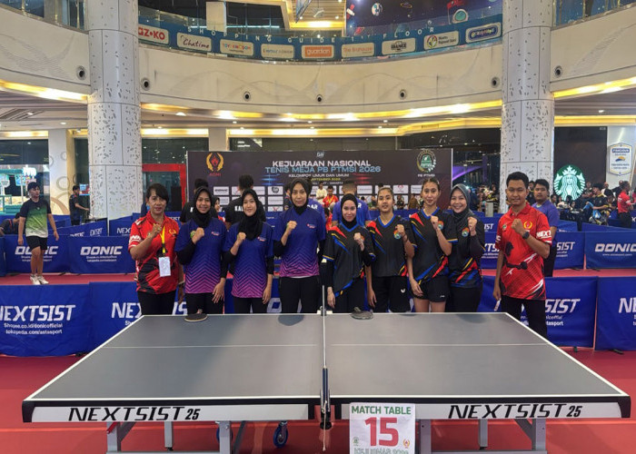 Kejurnas Tenis Meja PB PTMSI 2026 - Tim Putri Sumsel Juara III