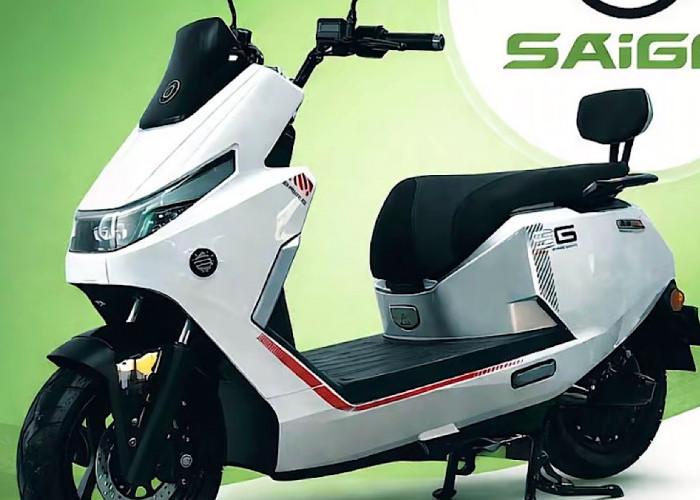 Saige SG Max Motor Listrik Kencang Jarak Tempuh 200 Km, Hemat Pengisian Daya Penuh Hanya Rp8 Ribu 