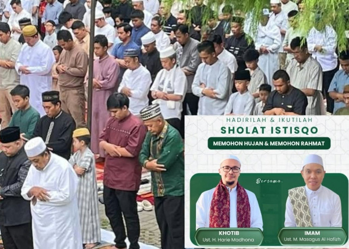 Ayo Hadiri, Masjid Raya CitraGrand City Palembang akan Gelar Salat Istisqa, Jemaah Diajak Memohon Hujan