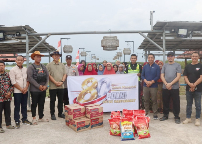 Offroad ke Pedesaan, Polres Ogan Ilir Salurkan Bantuan untuk Masyarakat Sambut HUT Bhayangkara ke-80