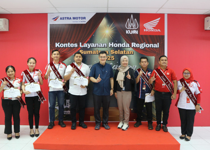 Mendorong Pelayanan Maksimal, Astra Motor Sumsel Gelar Kontes Layanan Honda Regional 2025