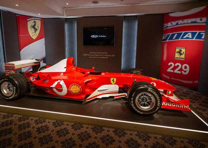 Luar Biasa, Mobil Balap Michael Schumacher Dilelang Rp203,7 Miliar  