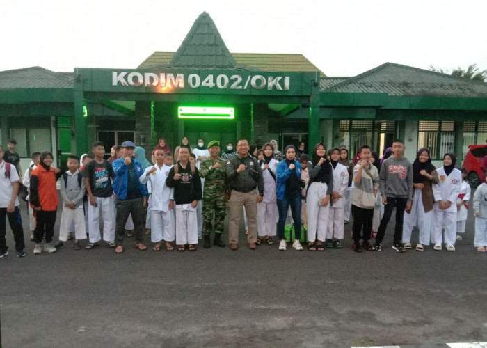 Kontingen Karate Lemkari Binaan Kodim OKI Ikuti Kejuaraan Master-GI CUP I Palembang
