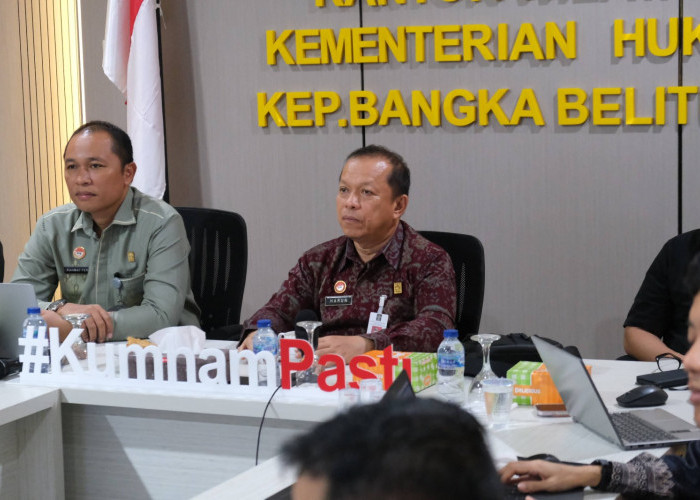 Kanwil Kemenkum Bangka Belitung Harmonisasi 109 Produk Hukum Daerah di Semester I Tahun 2025