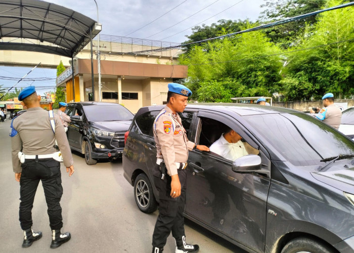 KENA! 4 Sepeda Motor Milik Anggota Polisi Terjaring Razia Provost Polrestabes Palembang 