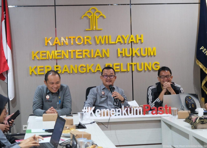 Sepanjang 2025, Seluruh Pemda dan DPRD Bangka Belitung Gunakan Aplikasi E-Harmonisasi