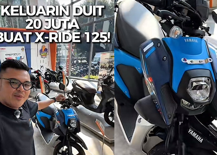 Yamaha X-Ride 125 Sudah Answer Back System, Mudah Cari Motor di Parkiran Tinggal Pencet Remote