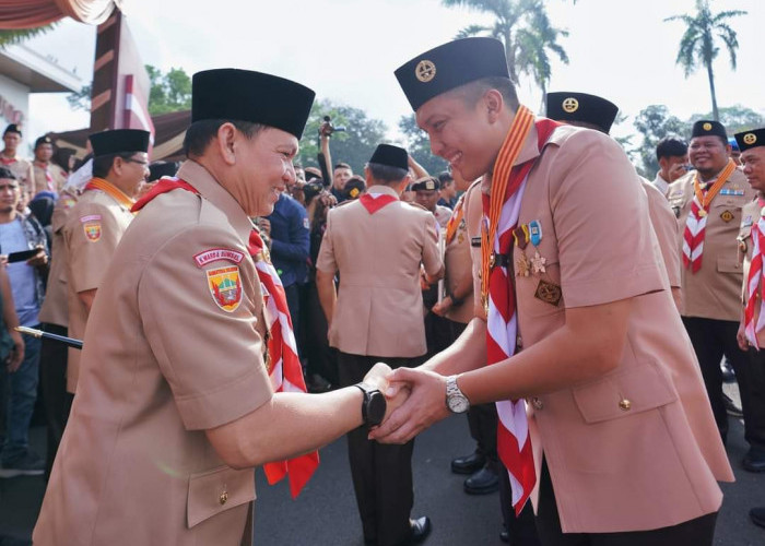 Hari Pramuka ke-63 Tahun 2024, Bupati Ogan Ilir Raih Penghargaan Lencana Melati