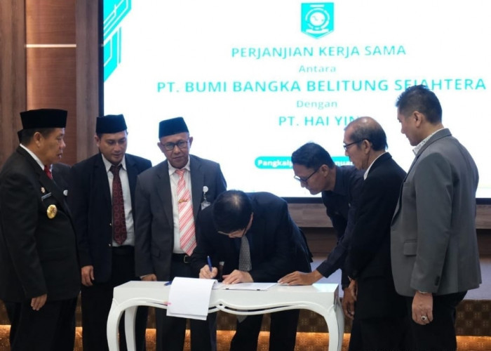 Pelantikan Komisaris dan Direksi PT Bumi Bangka Belitung Sejahtera Dihadiri Kanwil Kemenkum Babel  Dukung Tata