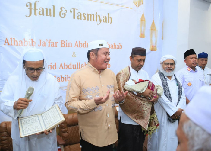 Hadiri Haul Habib Ja’far, Gubernur Herman Deru Tekankan Pentingnya Pendidikan Agama dan Akhlak Generasi Muda