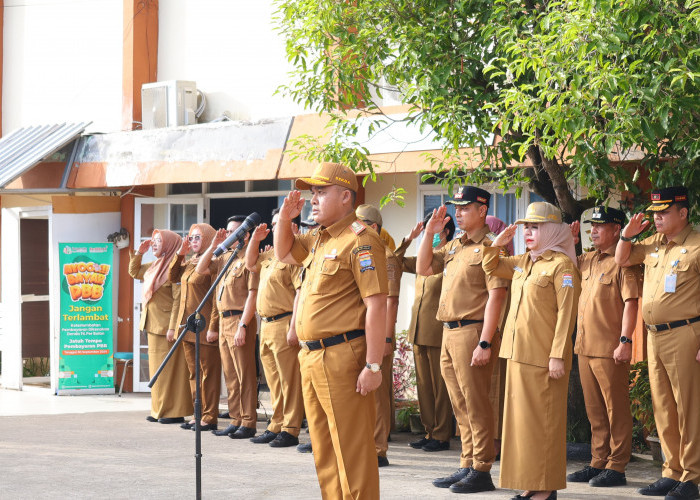Pimpin Apel di Kecamatan Kalidoni, Sekda Palembang Aprizal Tegaskan Kedisiplinan ASN