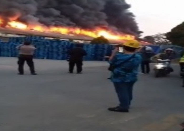 Pabrik Alumunium Foil di Bogor Kebakaran, 20 Mobil Pemadam Diterjunkan
