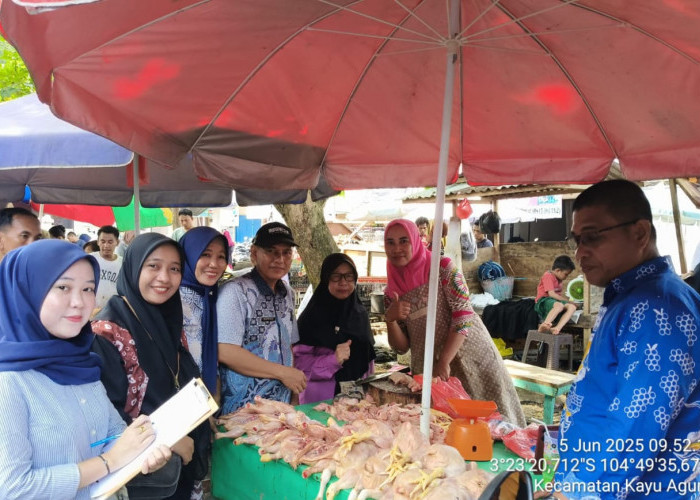 Jelang Idul Adha Harga Ayam Potong di Pasar Kayuagung Rp37.000/Kg