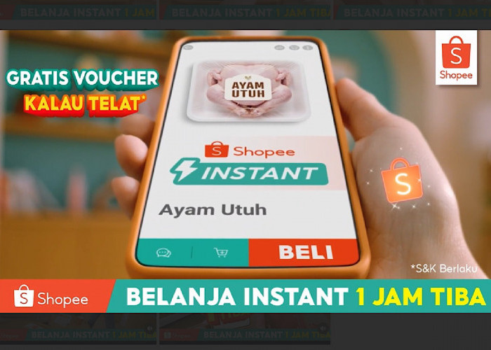Shopee Permudah Belanja Bahan Makanan hingga Obat Bebas di Belanja Instant 1 Jam Tiba