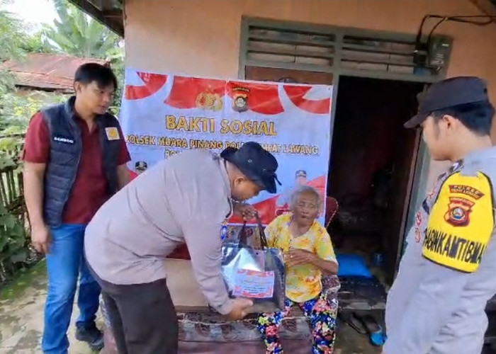 Sambut Hari Bhayangkara ke-80, Polisi Bantu Warga Kurang Mampu di Empat Lawang
