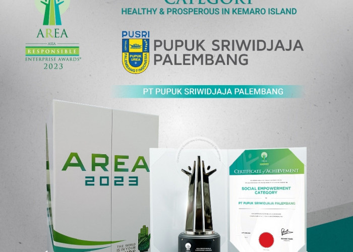 Pertama Kali, Pusri Palembang Raih Penghargaan AREA Award 2023, Kesuksesan Program SESERA