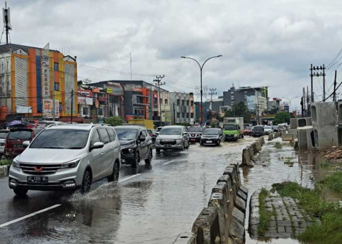 Hujan, Palembang Dikepung Banjir