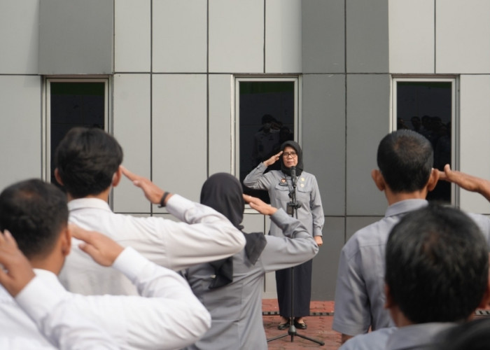 Kemenkum Sumsel Perkuat Disiplin Pegawai Lewat Apel Pagi Penuh Kekompakan
