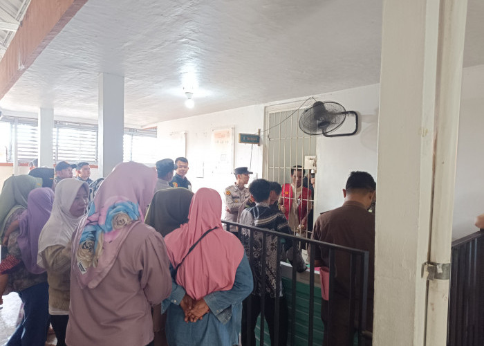 Sidang Putusan Kasus Pembunuhan Bos Toko Bangunan di OKI, Polisi Lakukan Pengamanan Ketat