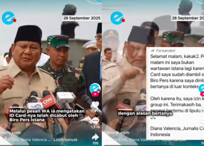 ID Wartawan Istana Dicabut Usai Pertanyakan soal Polemik MBG ke Presiden Prabowo