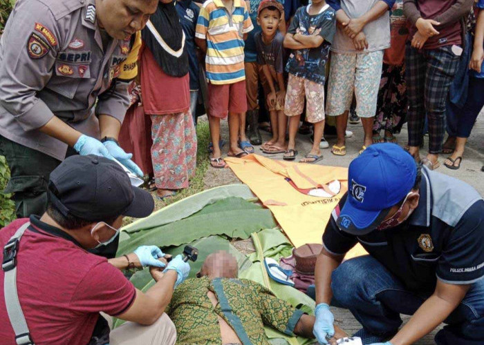 Sesosok Mayat Ditemukan di Pinggir Jalan Desa Munggu Muara Kuang Ogan Ilir, Sempat Dikira ODGJ
