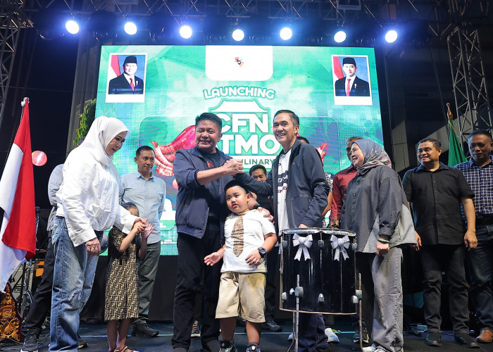 Hidupkan Kembali Denyut Nadi Sektor Ekonomi, Ratu Dewa Bersama Herman Deru Launching CFN Atmo