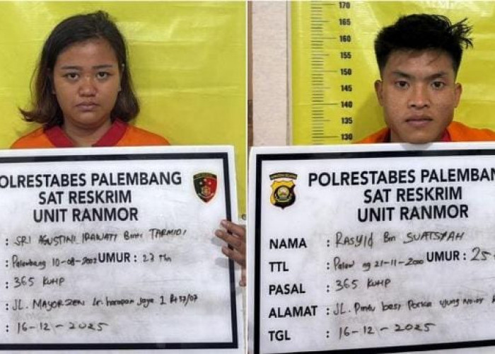 Beraksi dengan Istrinya, Pelaku Kejahatan di Palembang Dihadiahi Timah Panas Petugas 