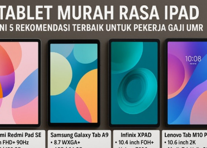 Tablet Murah Rasa iPad, Ini 5 Rekomendasi Terbaik untuk Pekerja Gaji UMR