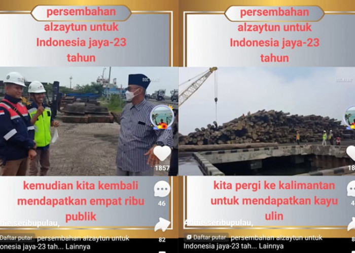 3 Bulan Bertapa di Kalimantan, Panji Gumilang Dapat 4.000 Kubik Kayu Ulin, Netizen: Ilegal Logging