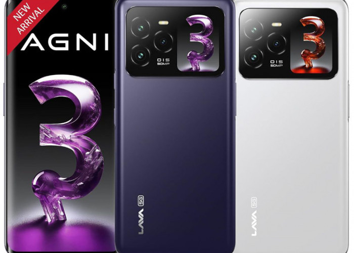 Inovasi dalam Genggaman! Lava Agni 3 Hadir dengan Layar AMOLED Sekunder dan Kamera 50MP