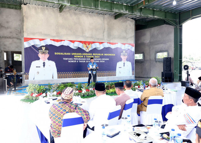 Pemkab OKU Timur Sosialisasi Undang-undang Tentang Desa yang Baru 