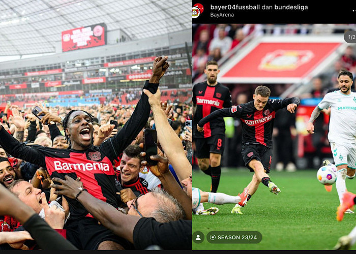 Bayer Leverkusen Juara Liga Jerman Setelah 43 Laga Tanpa Kalah dan Puasa 119 Tahun 