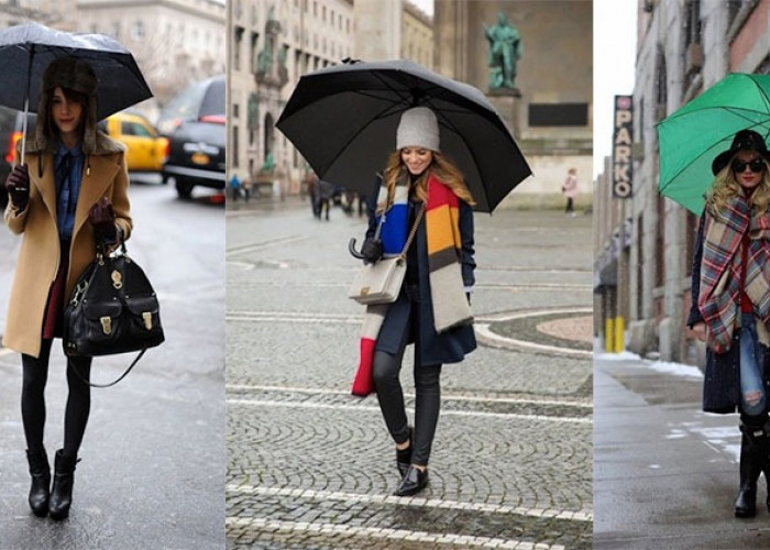 Tetep Stylish dan Trendy, Outfit Ini Bikin Gagal Fokus di Musim Hujan