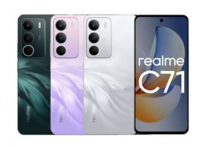 Realme C71 Disupport Baterai Jumbo serta Ditenagai Chipset Unisoc T7250