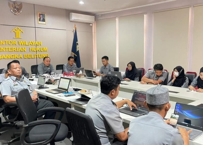 Kanwil Kemenkum Babel Bahas Enam Raperkada Penataan Ruang Bangka Selatan