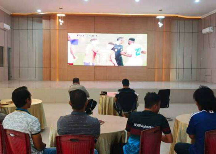 Kapolres Ogan Ilir Nobar Piala Dunia 2026 Bersama Sabuk Kamtibmas, Perkuat Sinergitas Jaga Kamtibmas Kondusif