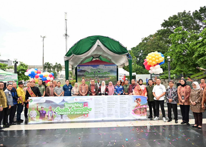 Tingkatkan Kunjungan Wisatawan, Pj Gubernur Agus Fatoni Launching Calendar Of Event South Sumatra 2024
