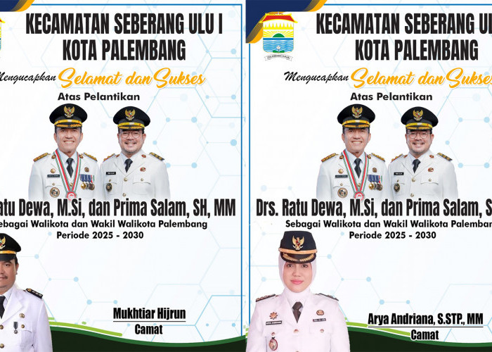 Camat SU 1 dan SU 2 Mengucapkan Selamat Atas Pelantikan Ratu Dewa dan Prima Salam