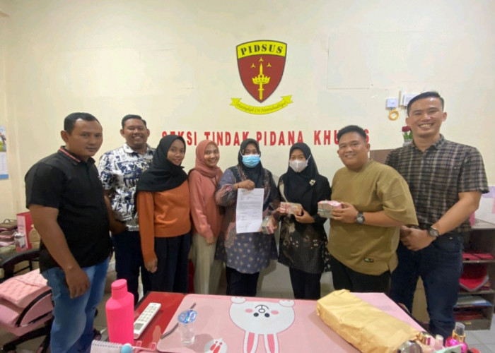 Perkara Dugaan Korupsi Dispora OKI, Terdakwa Serahkan Uang Titipan Pengganti ke Kejari OKI
