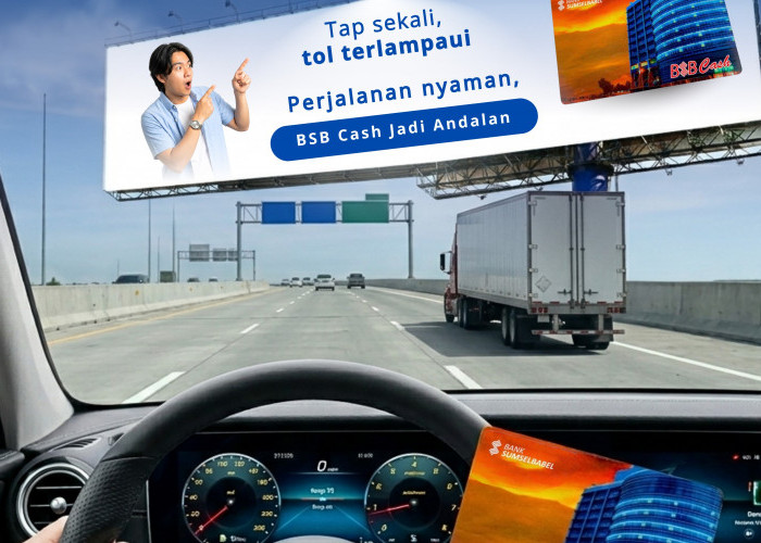 Bayar Tol dan LRT Sumsel kian Mudah dengan BSB Cash, Sekali Tap Perjalanan Lancar