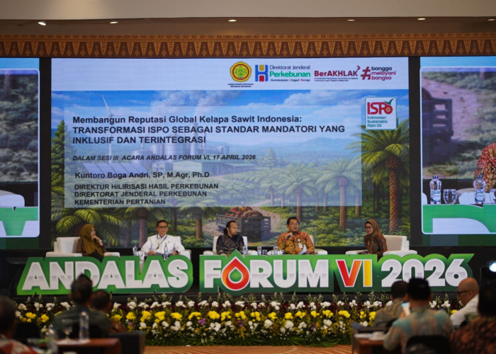 Andalas Forum VI: BPDP dan Penguatan ISPO Menjadi Kunci Masa Depan Sawit Indonesia