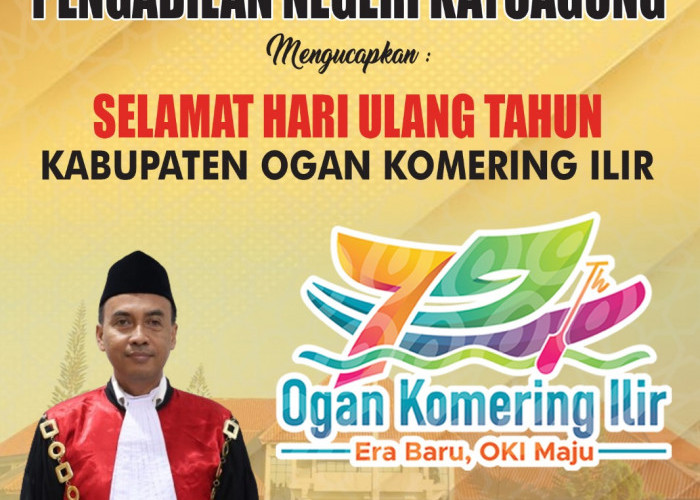 Pengadilan Negeri Kayuagung Mengucapkan Selamat Hari Ulang Tahun Kabupaten OKI ke-79